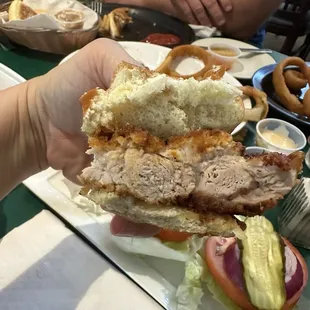 The tenderloin. The gristle...