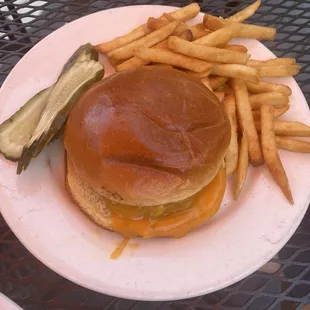Kids cheeseburger