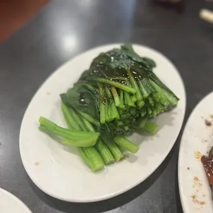 Steamed Seasonal Vegetables with Oyster Sauce