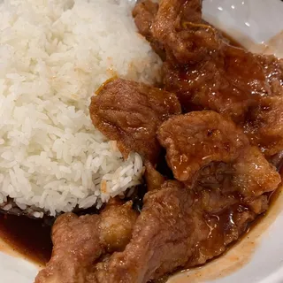 130. Pork Chop, Peking Sauce