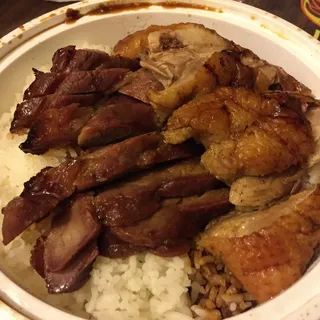 57. Roast Pork with Chicken Combo