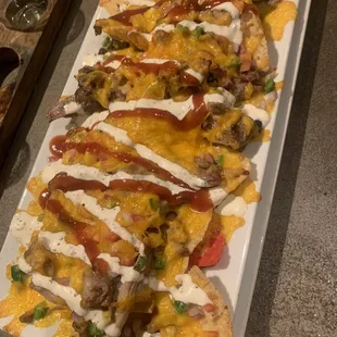 Pork nachos