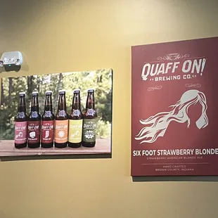 Chart if the many beers they make