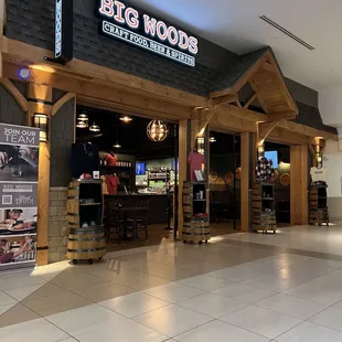 the entrance