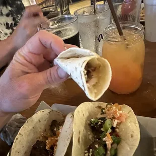 Poor excuse for steak street tacos. Because they were out of steak and still served them to me.