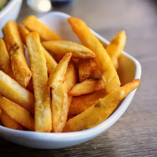 a bowl of french fries