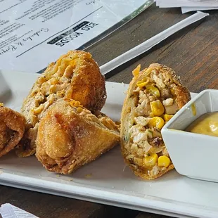 Blackened Chicken Egg Roll