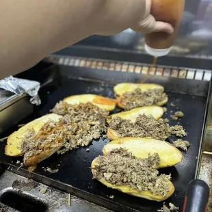 Pull pork sandwich/ pernil