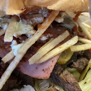 Hamburger (hamburguesa) carne asada