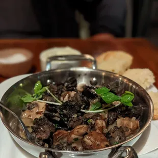 a bowl of food