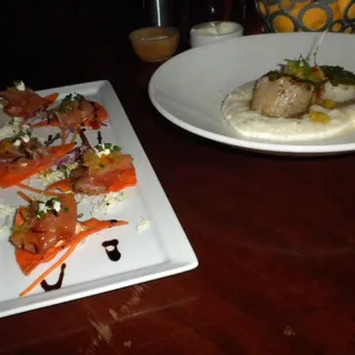 Habanero Jerk Scallops