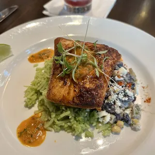 Seared Wild California King Salmon