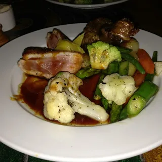 Seared Duck Breast and Confit Leg