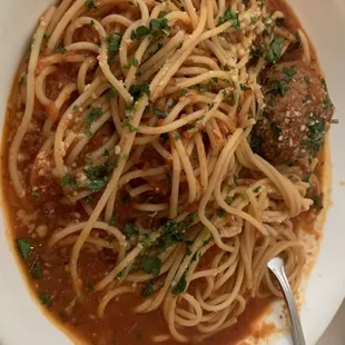 Spaghetti and Meatballs