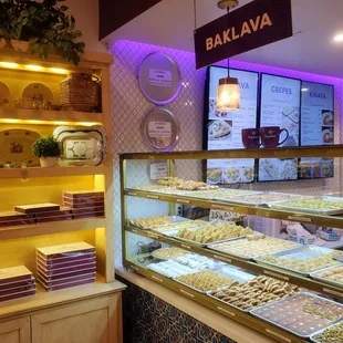 the display of a bakery