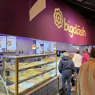customers at the counter