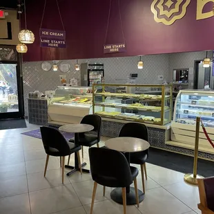 interior, sushi and sashimi