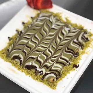 Triple Chocolate Pistachio Crepe