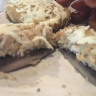 Extremely poor quality. Crab -stuffed pirtabella. Not recommended