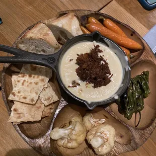 Fondue with pork- a must get