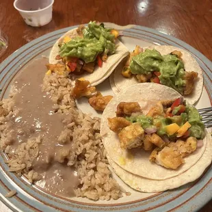Fish Taco Plate
