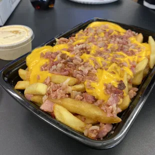 Bacon cheese fries