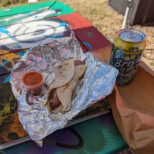 Brisket taco