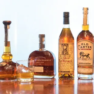 Wide selection of Bourbons