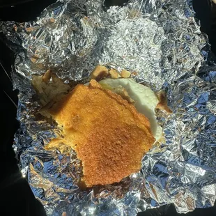 Burnt cheese