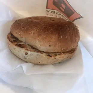 Multigrain bagel!