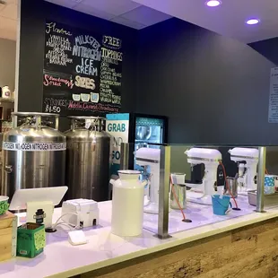 Ice cream area