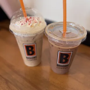 Snowman drink and my customized crazy concoction