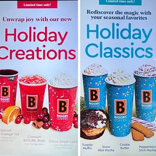 Limited Time Only Holiday Drinks (2023)