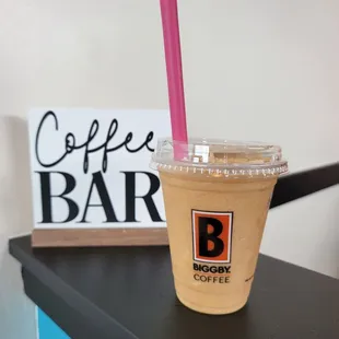 Vegan frozen Latte = sub coconut milk. My favorite. .