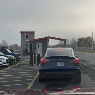 Outside