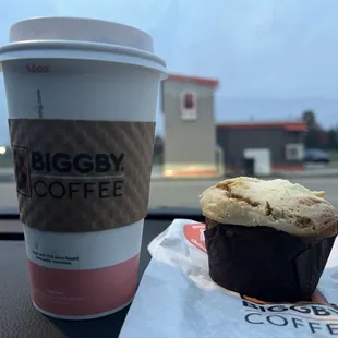 PSL and Pumpkin Muffin
