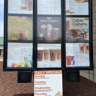 Drive-Thru Menu