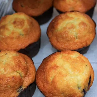 Blueberry muffins