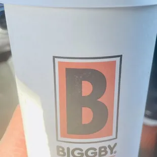 Butter Bear latte to go