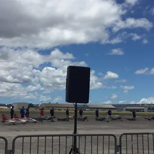 Each pilot with their RC aircraft.