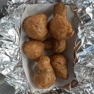 Fried mushrooms