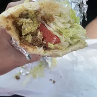 Falafel pita