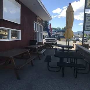 Outdoor seating