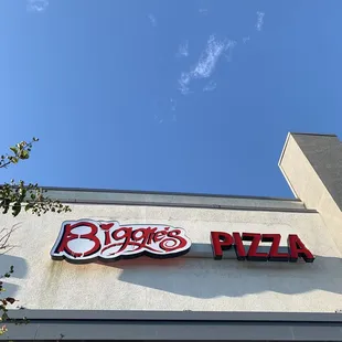 a sign on the side of a building