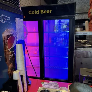 Almost empty cooler