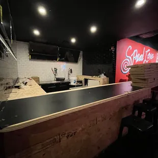 Looks like an unfinished bar