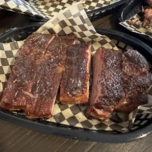 Ribs!!! Sooooo tender.