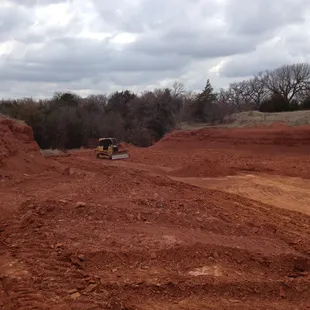 Our Dozer Ripping Shale in our Shale Pit.