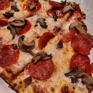 a slice of pizza