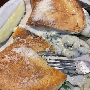Chicken, Spinach and Artichoke Flip